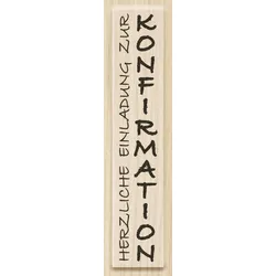 BRUNNEN 211800151 Stempel Herzliche Einladung zur Konfirmation