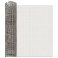 vidaXL Mesh Bildschirm 60 x 200 cm Edelstahl