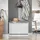 SoBuy Schuhbank FSR16 60 x 46 x 30 cm grau / grau