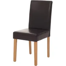 MCW Esszimmerstuhl Littau Leder braun