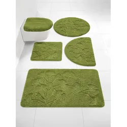 Badematte HEINE HOME Gr. 6, grün, rund ( Ø 75cm),, Badematten