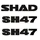 Shad Set Stickers SH47
