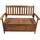 Habitat et Jardin Manille 2-Sitzer 100 x 50 x 85 cm Braun