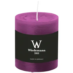 Wiedemann Kerzen Wiedemann Marble Rustik Kerzen, Stumpenkerzen,  Brombeer 80 x Ø 68 mm