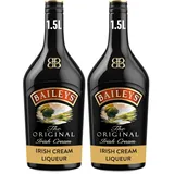 Baileys Original, Irish Cream Likör, weltbekannter Sahnelikör, beliebte Klassiker unter den Bestsellern, 17% vol, 1500ml Einzelflasche (Packung mit 2)
