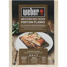 Weber Räucherbrett klein 11 x 15 cm Holz Zeder