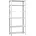 Simonrack Fachboden Stahl 2000x900x300 mm weiß 6 Böden