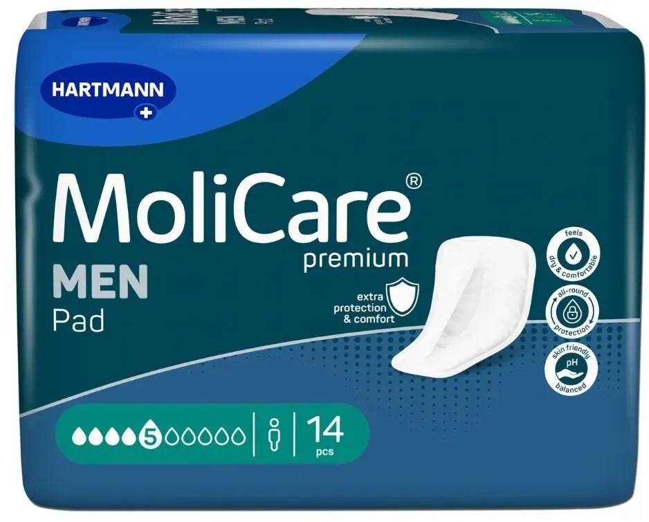 MoliCare Premium Men Pad 5 Tropfen, 14 Stück