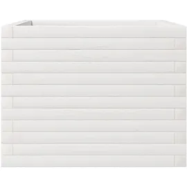 vidaXL Pflanzkübel 60 x 60 x 45,5 cm Weiß