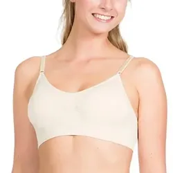 Magic BH Comfort Bra Spagetthi Straps Beige Nylon Small Damen