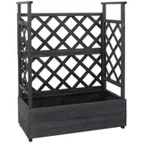 MCW Hochbeet MCW-P67 114 x 85 x 44 cm Grau