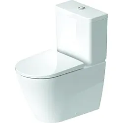 Duravit D-Neo Stand-Tiefspül-WC 2002092000 37x58cm, für aufgesetzten Spülkasten, für Kombination, weiß Hygiene Glaze