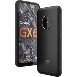 GIGASET Smartphone "GX6 PRO", schwarz, 128 GB, Mobiltelefone