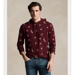 Polo Ralph Lauren für Herren. 710952031001 Kastanienbraunes Vogel-Sweatshirt (S), Lässig, Baumwolle, Langarm