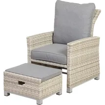Primaster Loungesessel Tulum 1 Sessel 70 x 80 x 90 cm beige