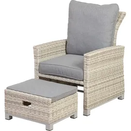Primaster Loungesessel Tulum 1 Sessel 70 x 80 x 90 cm beige