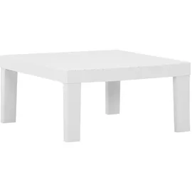 vidaXL Garten-Lounge-Set 4-tlg. Kunststoff weiß