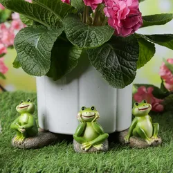 Blumentopffüße lustige Frösche - Pflanzkübel Untersetzer - Kübelfüße - Polyresin...