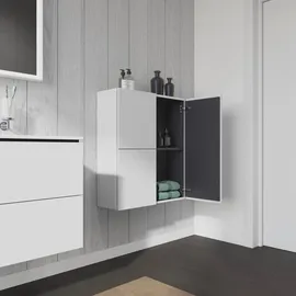 Duravit L-Cube Halbhochschrank 70 x 80 x 24,3 cm Weiß