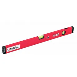 Cimco 211522, Wasserwaage, 0,6 m, Rot, Metall, 600 mm