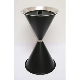 Szagato Aschenbecher BxHxL: 40 x 71 x 40 cm, für: innen/überdachter Außenbereich - schwarz