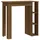 vidaXL Bartisch mit Regal 102 x 50 x 103,5 cm Braun Eiche