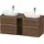 Duravit D-Neo Konsolenwaschtischunterbau wandhängend Nussbaum dunkel Matt 1400x550x664 mm - DE4970B3 DE4970B34210000