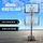 Apollo Basketballkorb schwarz 230 - 305 cm