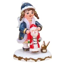 Hubrig Volkskunst GmbH Himmelskind Weihnachtsmann 6,5 cm rot