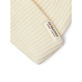 JACK & JONES JACPREM WOOL BEANIE NOOS Beige
