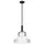 Quoizel Brecken 2-flg. 60 cm rund schwarz/weiß