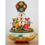 Hubrig Volkskunst Hubrig Spieldose Maientanz 26 cm Volkskunst
