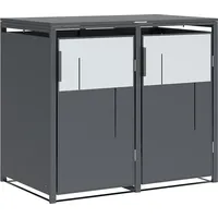 Westmann Tonus 2 Metall Mülltonnenbox 2er 2x240 L Anthrazit
