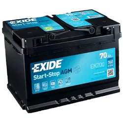  EK700 Start-Stop AGM 12V 70Ah 760A 