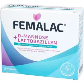 Apogepha FEMALAC D-Mannose + Lactobazillen 10 St.