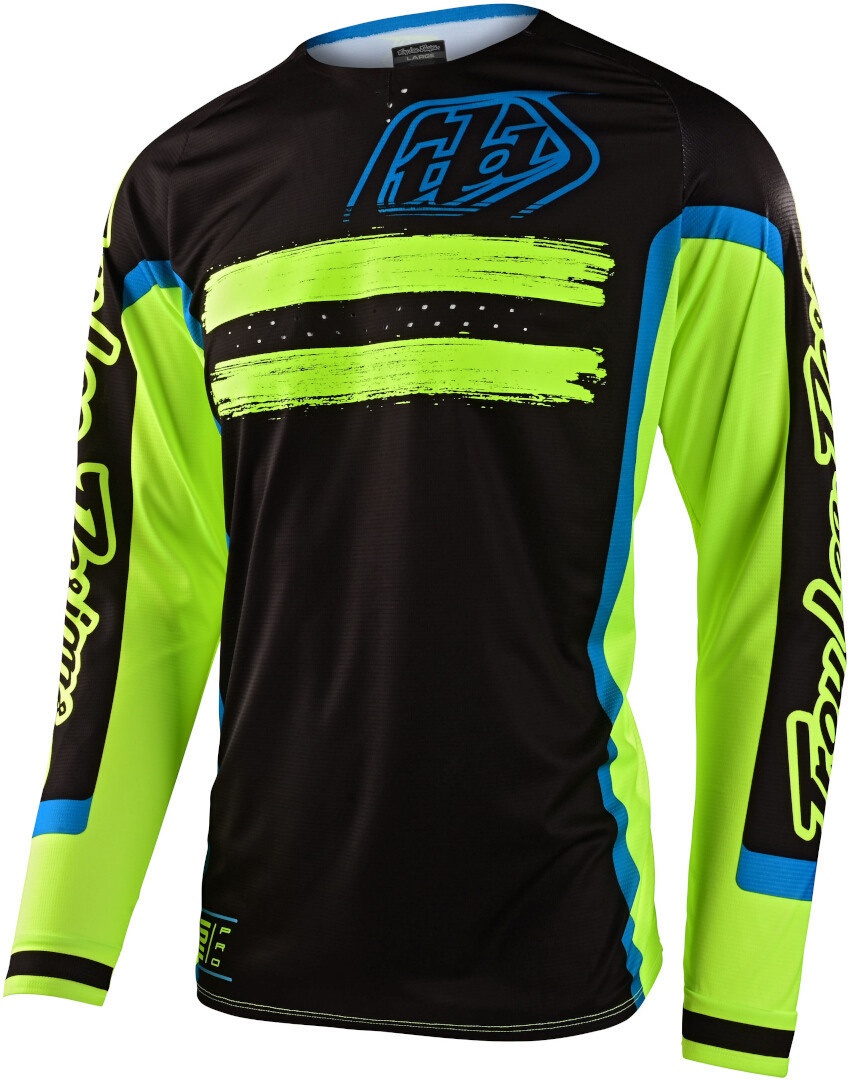 Troy Lee Designs SE Pro Marker Motorcross jersey, zwart-geel, L Voorman