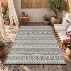 Paco Home Outdoorteppich, Beige, Textil, Rechteckig, 120x160 cm, strapazierfähig, für Fußbodenheizung geeignet, Teppiche & Böden, Teppiche, Outdoorteppiche