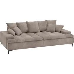 Big-Sofa MR. COUCH "Haiti III", grau (dolce 4 taupe), B:264cm H:91cm T:138cm, Dolce (100% Polyester), Sofas, Wahlweise mit Kaltschaumpolsterung