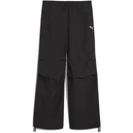 Puma Wardrobe Essentials Gewebte Parachute-Hose Damen Schwarz L