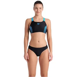 Arena Bikini Damen Schwarz/Türkis 42
