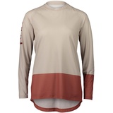 POC Mtb Pure Ls Jersey T-Shirt, Light Sandstone Beige/Himalayan Salt, M