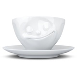Fiftyeight PRODUCTS Tasse glücklich weiß