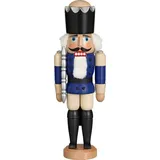 Seiffener Volkskunst eG Nussknacker König 29 cm blau