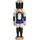 Seiffener Volkskunst eG Nussknacker König 29 cm blau