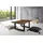 möbelliebling Couchtisch Baumkante Schwarz Akazie 120 x 40 x 80 cm