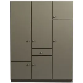 Woood Kleiderschrank Alfie 160 x 210 x 60 cm Grün