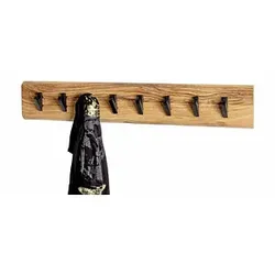 HAKU Möbel Wandgarderobe 52977 akazie Holz 8 Haken 90,0 x 15,0 cm