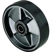 Pfaff Lenkrad PU Naben-L.43mm Rad-B.50mm D.200mm Ku.-Felge PFAFF