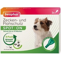 Beaphar Zecken & Flohschutz Spot-On für Hunde bis 15 kg 3 x 1 ml