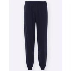 Sieh an! Schlafanzug in marine-gestreift | Gr.: 48/50